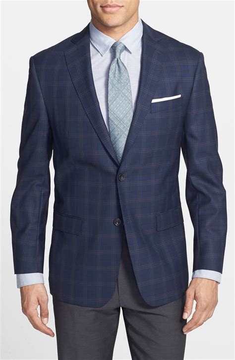 michael kors trim fit plaid wool sport coat|Michael Kors Modern Fit Plaid Wool Blend Sportcoat on SALE.